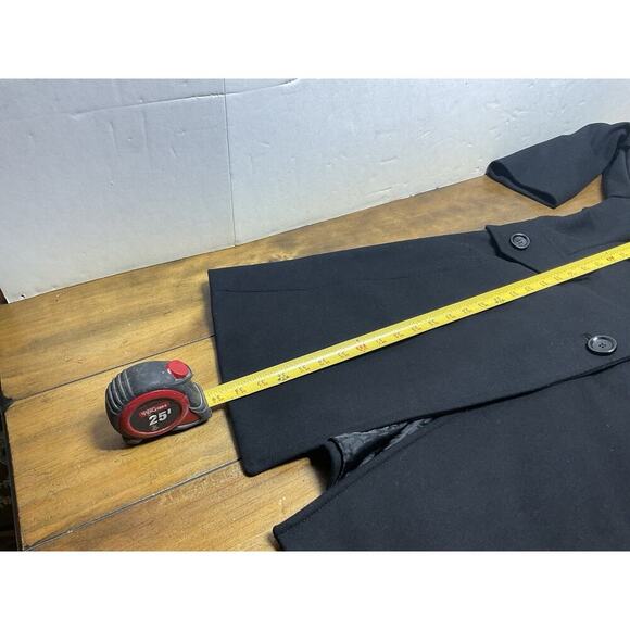 Michael Kors Women's Size 12 Wool Lined Black Pea Coat NWT - Picture 9 of 14